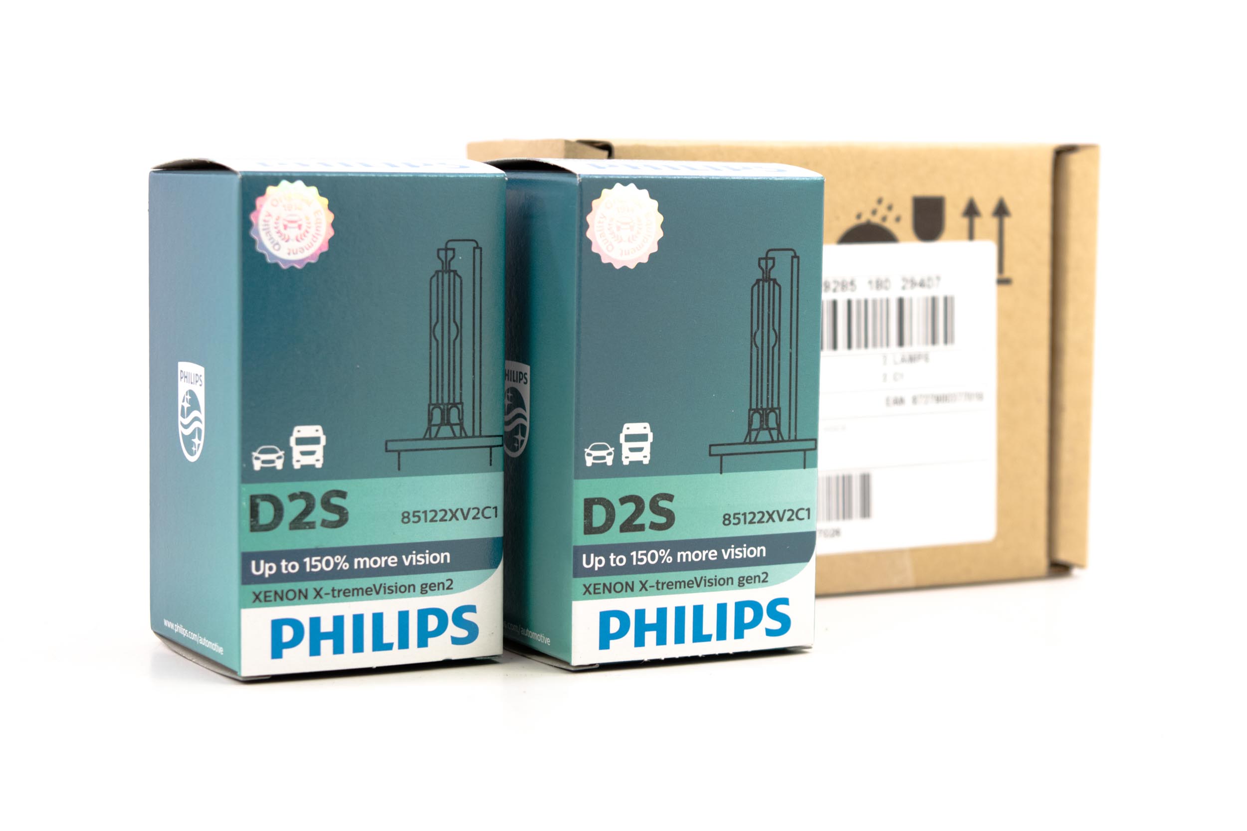 D2S: Philips 85122 XV2 Xtreme Vision 4800K HID Bulbs | TRS B101